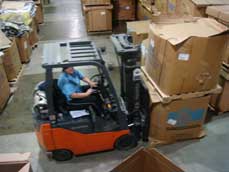 In-Plas Recycling on Forklift